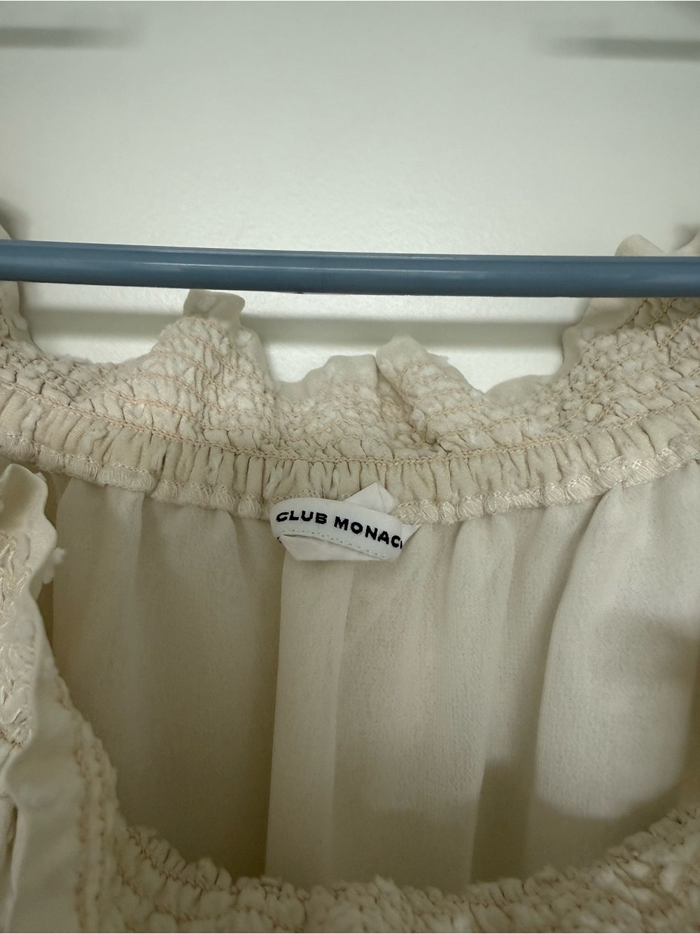 Club Monaco Cream Off-White Women’s Top - Picture 3 of 3